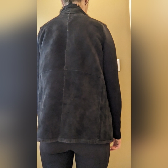 Danier faux leather warm winter cartigan - Picture 8 of 8